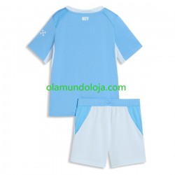 Camisola Manchester City Criança Equipamento Primeiro 2026-2027 Manga Curta